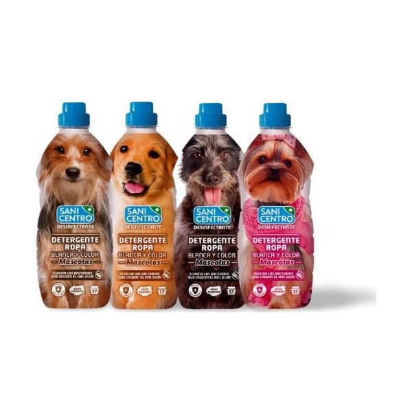 Sanicentro detergente ropa para mascotas 1L